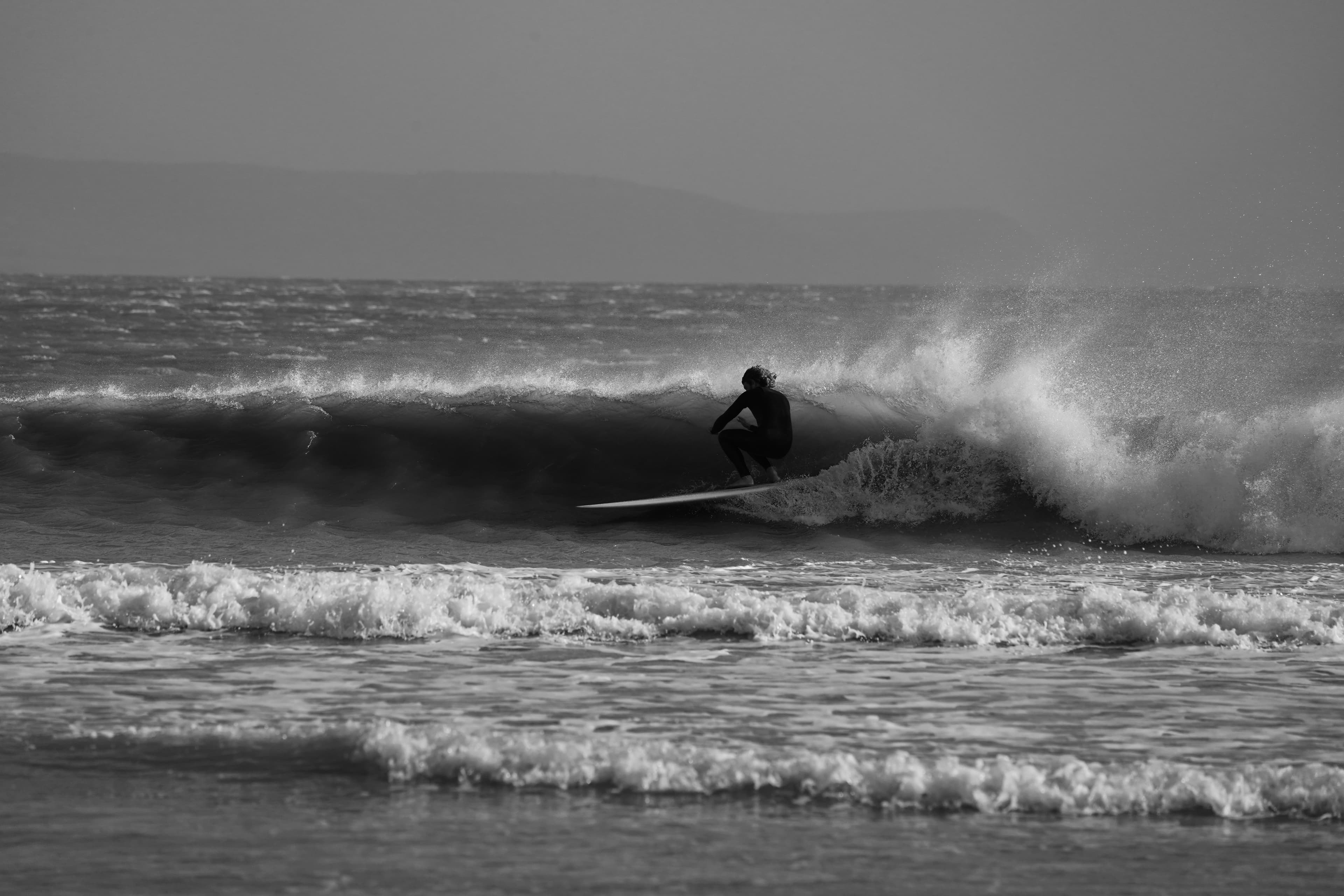 A surf session on the Atlantic at Cap Sim