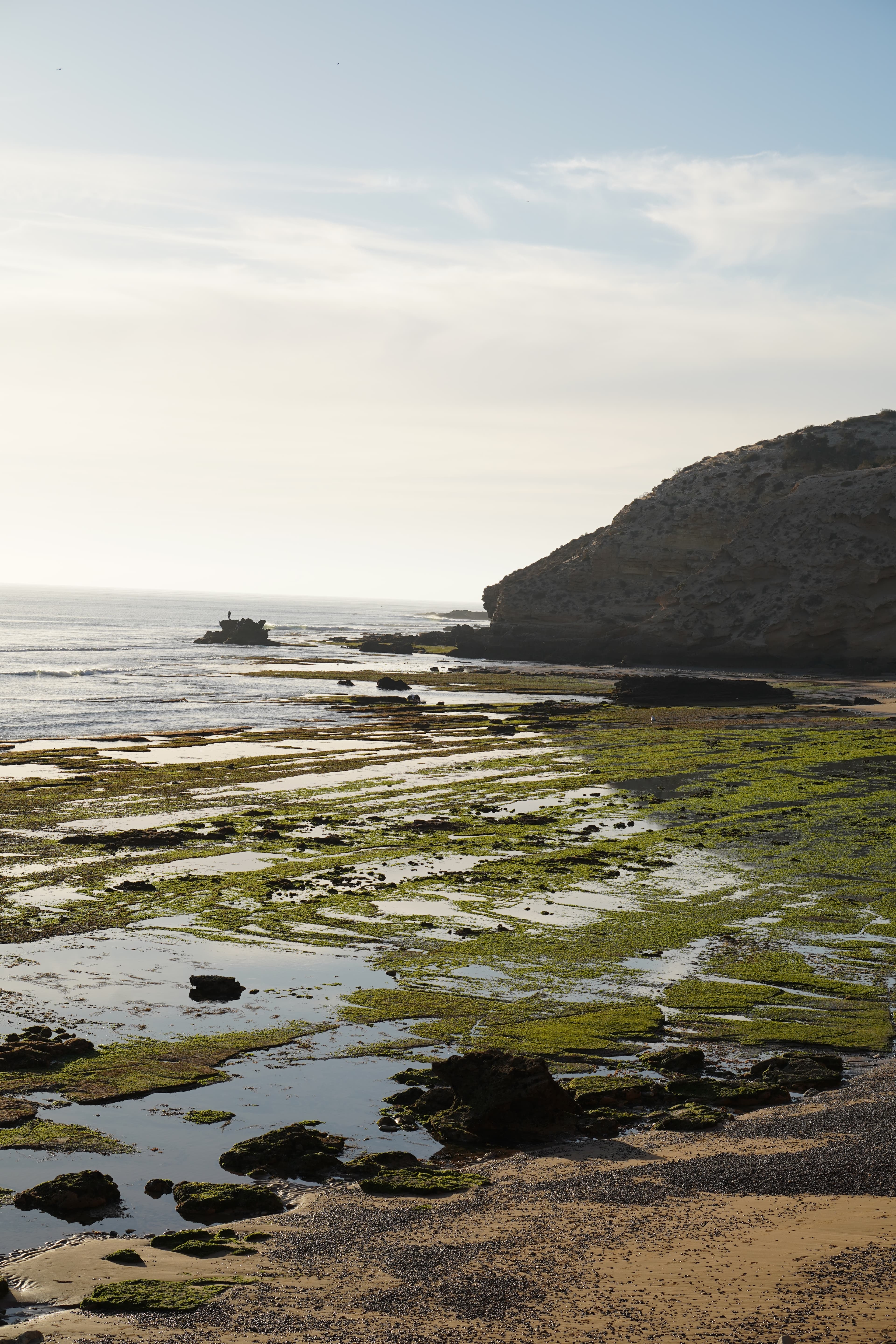 The bay at Cap Sim in the late afternoon